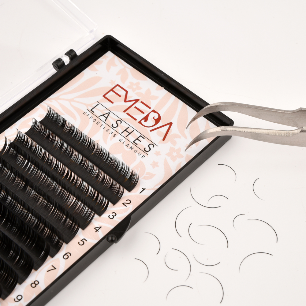 Best  Eyelash Vendor Supply Korea PBT Fiber Eyelash Extensions with Private Label YY62